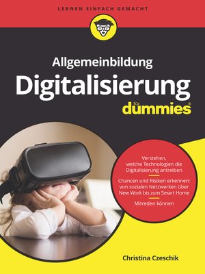cover image of Allgemeinbildung Digitalisierung f&uuml;r Dummies